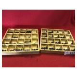 Two Trays of Letters for Print Blocks