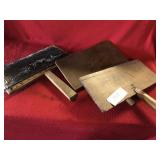 Three Vintage Flax Cones