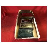 Seven Vintage Tin Advertising Ink Pads