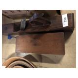 Large Wooden Jack Plane and Cigar Mold