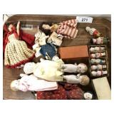 Selection of Bisque and Plastic Collector Dolls