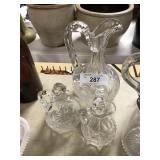 Three Cruet Bottles