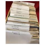 Box of Foreign Vintage Radio Cards