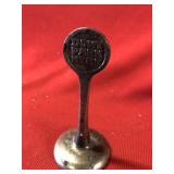 Miniature Cast Metal Parking Sign