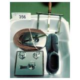 Belt with Buckle, Minor Trivet, Shoe Lat