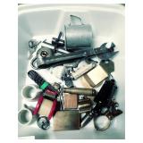 Lock, Valve Stem Remover, Pocket Knife, Magnifier,