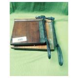 Two Small Paper Cutters