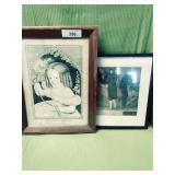 "Death of Washington" and N. Currier Lithograph