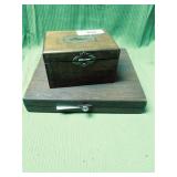 Two Hinge-Top Storage Boxes