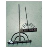 Two Contemporary Wooden Rakes