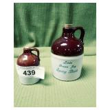 Two Miniature Stoneware Jugs