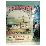 Two Contemporary Tin Winchester Signs