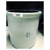6-Gallon Straight-Sided Storage Crock