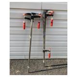 4 Adjustable Bar Clamps