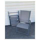 (2) Folding Patio Chairs