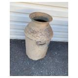 Vtg. Painted Milk Can