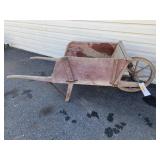 Wooden Wheelbarrow