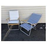(2) Folding Lawn Chairs