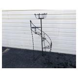 Spiral Metal Plant Stand