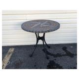 Faux Tile Top Patio Table