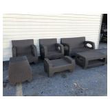 6 Pc. Wicker Patio SEt