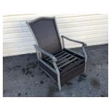 Wicker & Metal Patio Chair