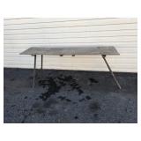 Primitive Collapsible Wooden Table