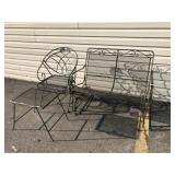 3 Pc. Metal Patio Set
