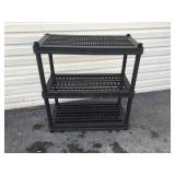 3-Tier Plastic Shelving