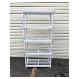 5-Tier Plastic Shelving Unit