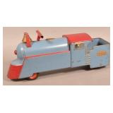 Marx 3000 Pressed Steel l Train Riding Toy.