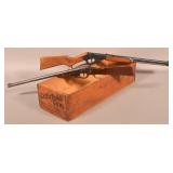 Two Daisy BB Guns with Wooden Advertising Crate.