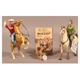 Hartland Plastic Roy Rogers and Dale Evans.