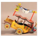 German Nifty Tin Lithograph Wind-Up Hi-Way Henry T
