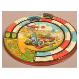 Tin Lithograph Brownie Auto Race Game.