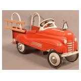 Murray City Fire Dept. Pressed Steel Pedal Car.