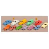 Lot of Tootsie Toy Vehicles.