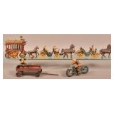 Lot of Reproduction Cast Iron Toys.