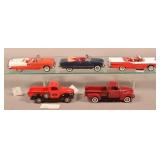 5 Franklin Mint 1/24 Scale Precision Cast Vehicles