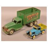 Two Buddy L Pressed Steel Trucks.