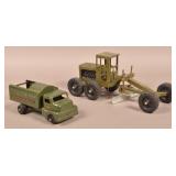 Two Structo Pressed Steel Vehicles.