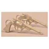 Vintage Cast Metal Revolver Form Horse Bit.