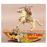 Marx Hopalong Cassidy Tin Litho. Wind-up Toy.