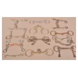 12 Various Vintage Horse Bits.