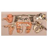 Lot of Vintage Toy Cowboy Cap Pistols.