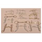 12 Various Vintage Horse Bits.