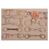 12 Various Vintage Horse Bits.