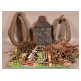 Lot of Vintage Leather Horse Supplies.