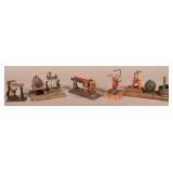 Five Various Vintage Steam Toy Accessories.