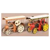 Two Wilesco Steam Tractors.